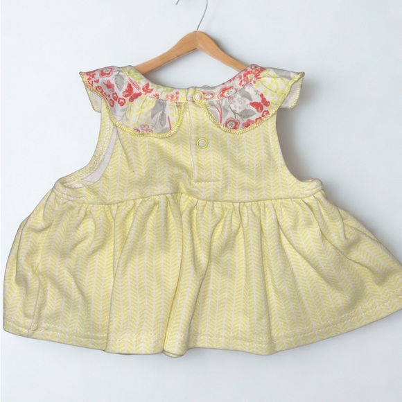 Yellow Ruffled Baby Romper - Picture 2 of 4